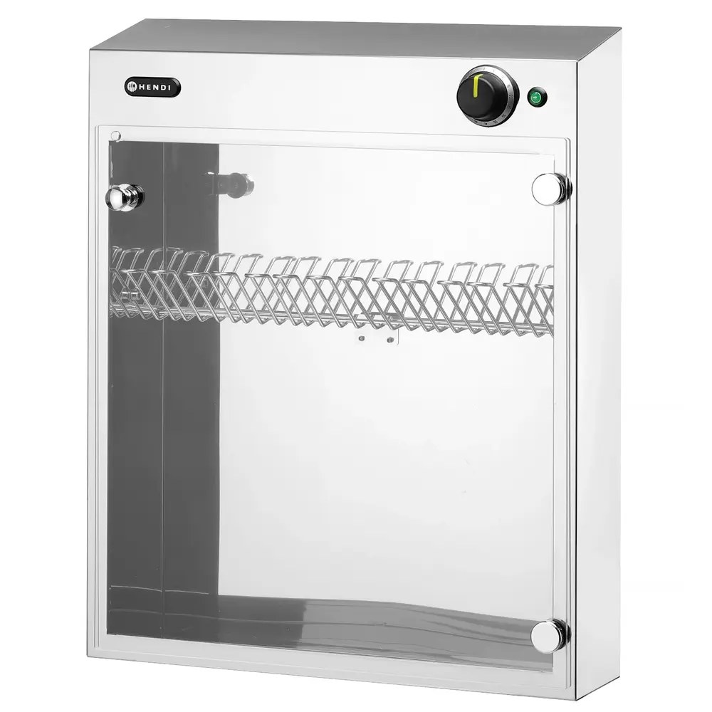 Hendi Sterilisatiekast | Rvs | Cap. 14 Messen | Uv-sterilisatie | Timer | 510x160x625(h)mm