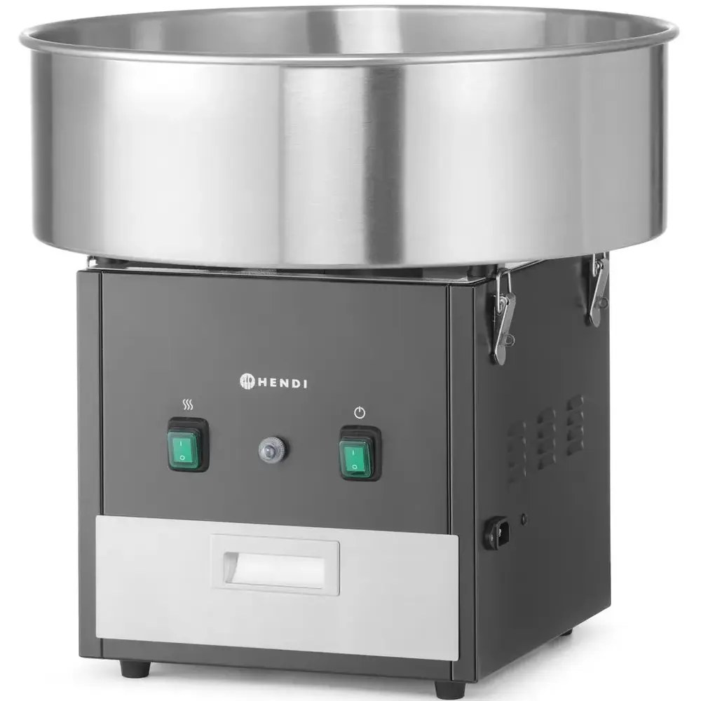 Hendi Suikerspinmachine | Kom ø520mm | 1.13kw (230v) | ø520x503(h)mm