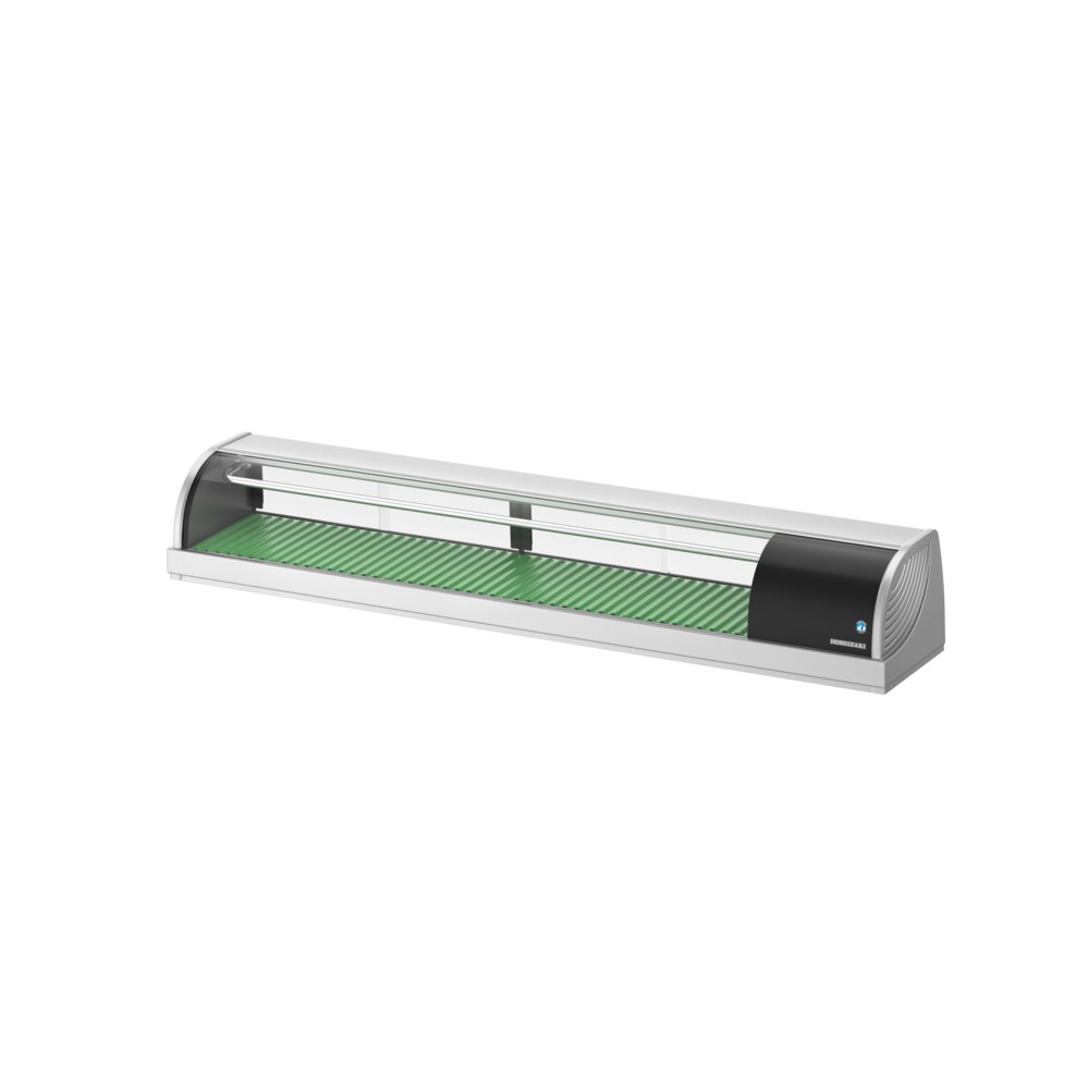 Hoshizaki Sushivitrine | Zwart | 72l | +3°c/+5°c | Statisch | Compressor Rechts | 1800x345x270(h)mm