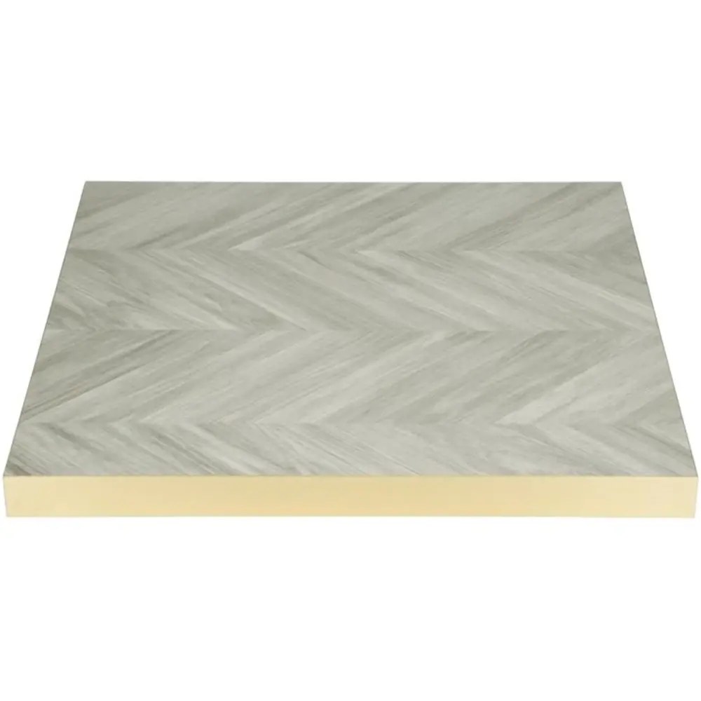 Bolero Tafelblad | Grijs | Indoor | Voorgeboord | 700x700x48(h)mm