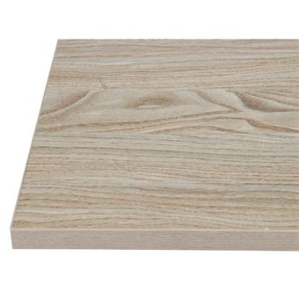 Bolero Tafelblad | Houtlook (antique Natural) | Indoor | Voorgeboord | 700x700x48(h)mm