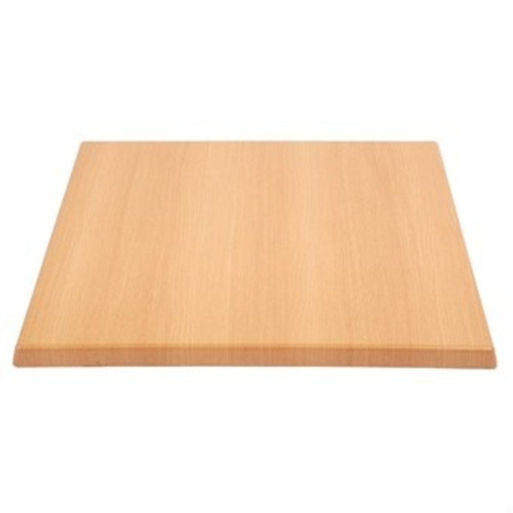 Bolero Tafelblad | Houtlook (beuken) | Indoor | Voorgeboord | 600x600x30(h)mm