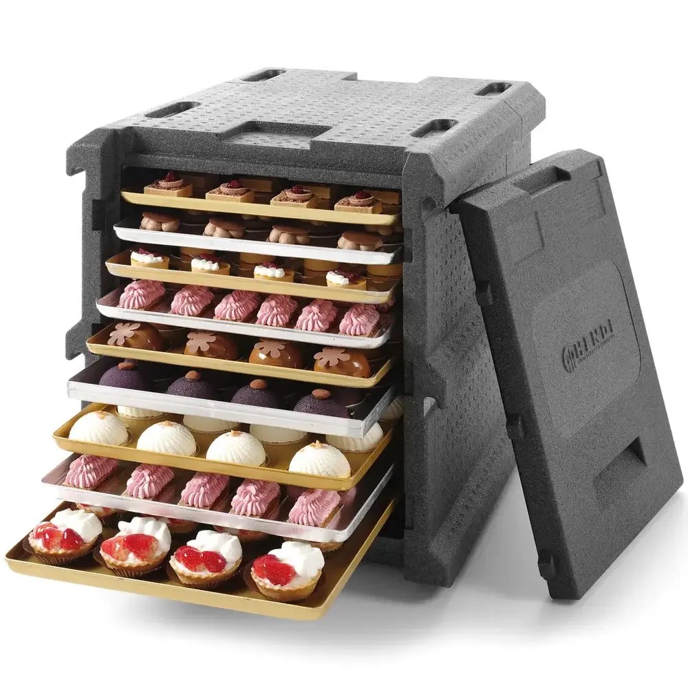 Hendi Thermo-cateringcontainer | Profiline | Kunststof | 9x En600x400 | 700x540x640(h)mm