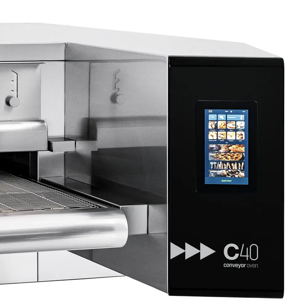 Prismafood Tunneloven | Gas | C40 | 43 Pizza's/u | 10.4kw | 40cm Band | 1425x1015x450(h)mm