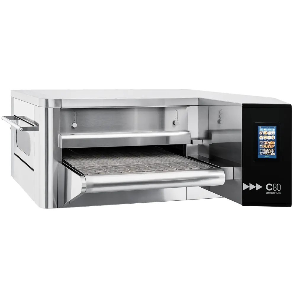 Prismafood Tunneloven | Gas | C80 | 206 Pizza's/u | 800mm Band | 2250x1560x1130(h)mm