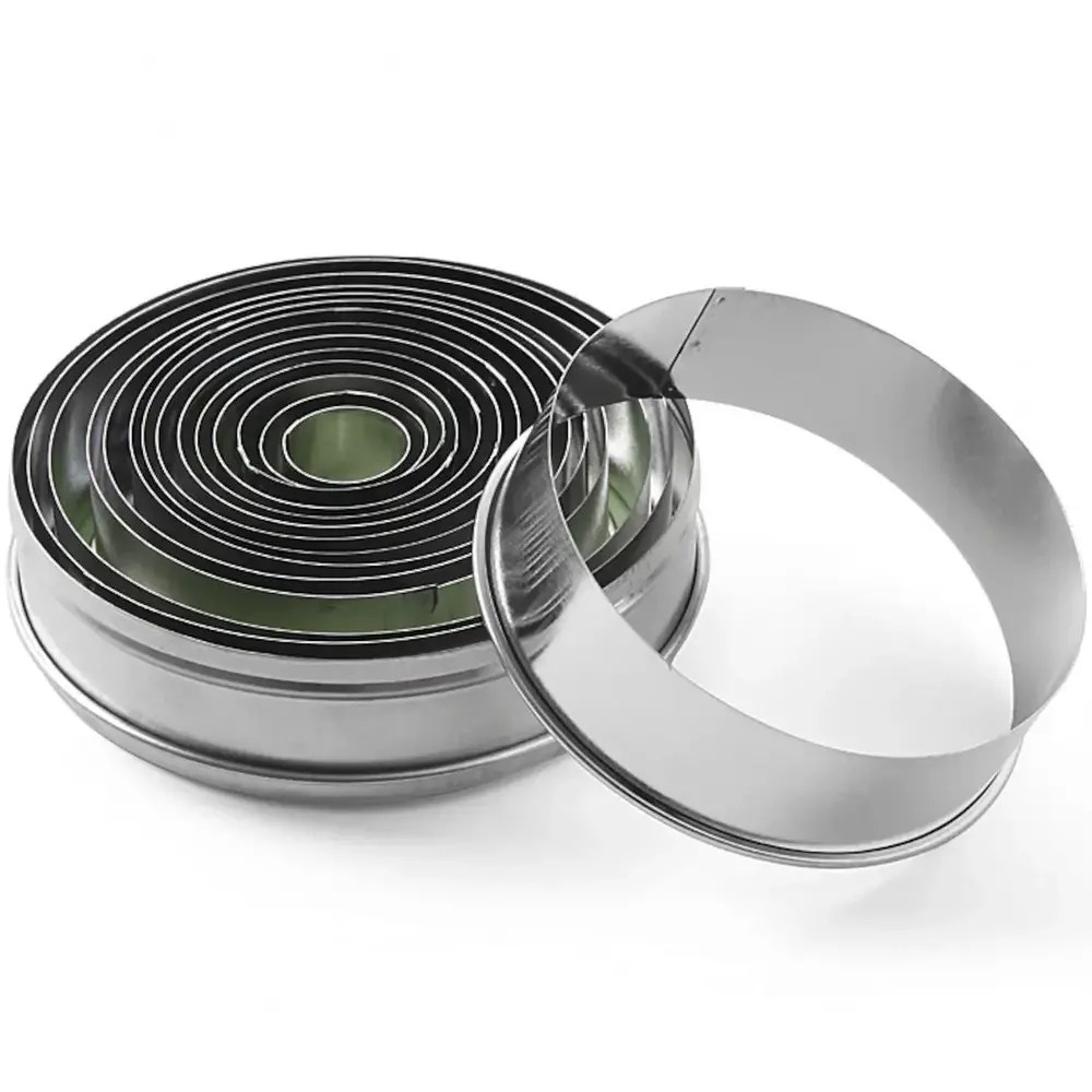 Hendi Uitsteekvormen | 14-delig | Rond | Glad | ø19-112mm