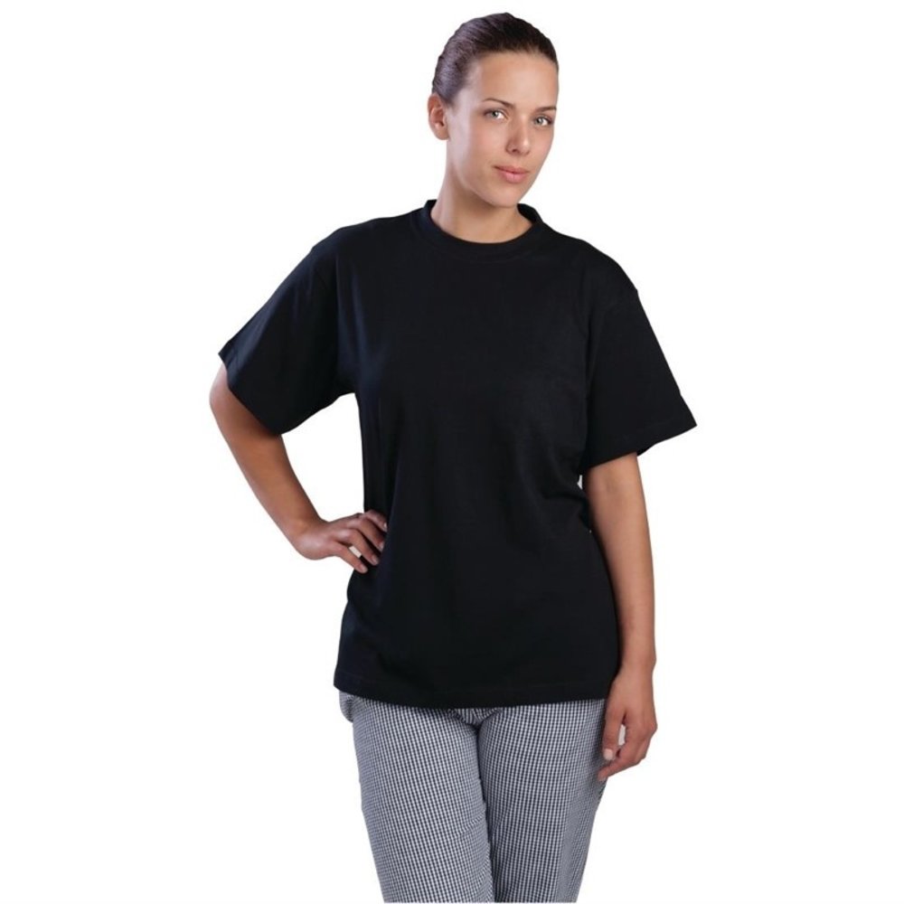 Gastronoble Unisex T-shirt Katoen Zwart