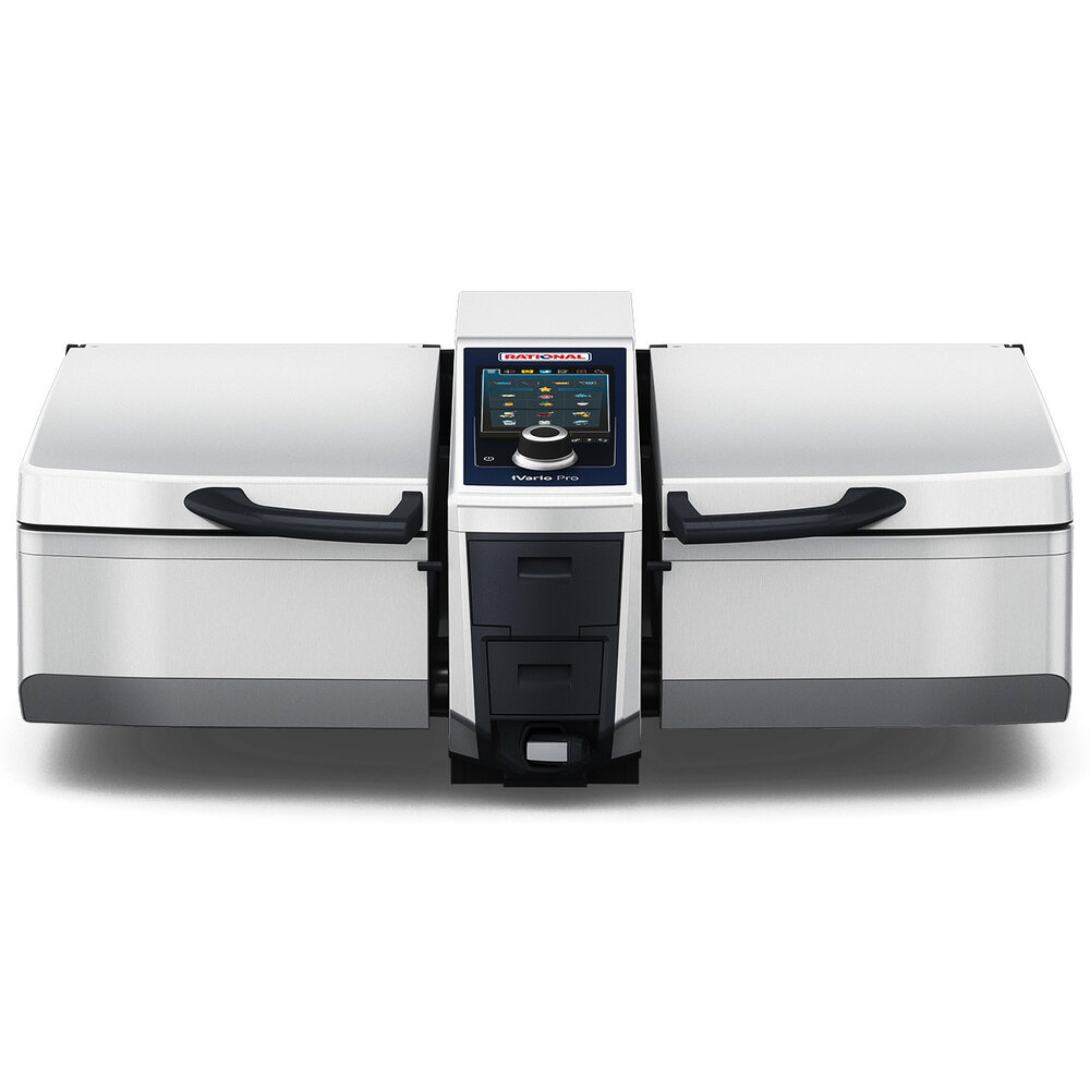 Rational Varipan | Ivario | Tafelmodel | Hogedruk | 2x 25l | 30°c/250°c | 21kw (400v) | Touchscreen | 1100x938x485(h)mm