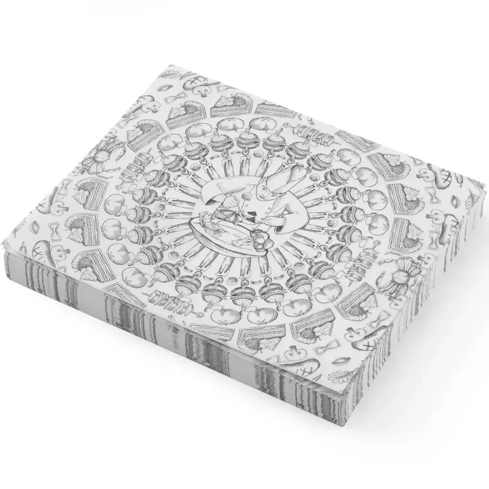 Hendi Vetvrij Papier | Patroon | 500 Stuks | 250x200mm