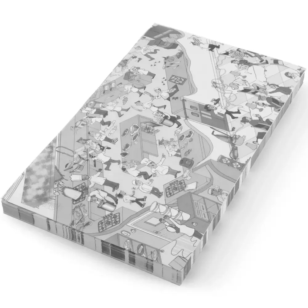 Hendi Vetvrij Papier | Patroon | 500 Stuks | 420x275mm