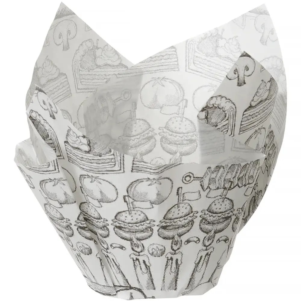 Hendi Vetvrij Papier | Patroon | Voorgevormd | 150 Stuks | 160x160x50(h)mm