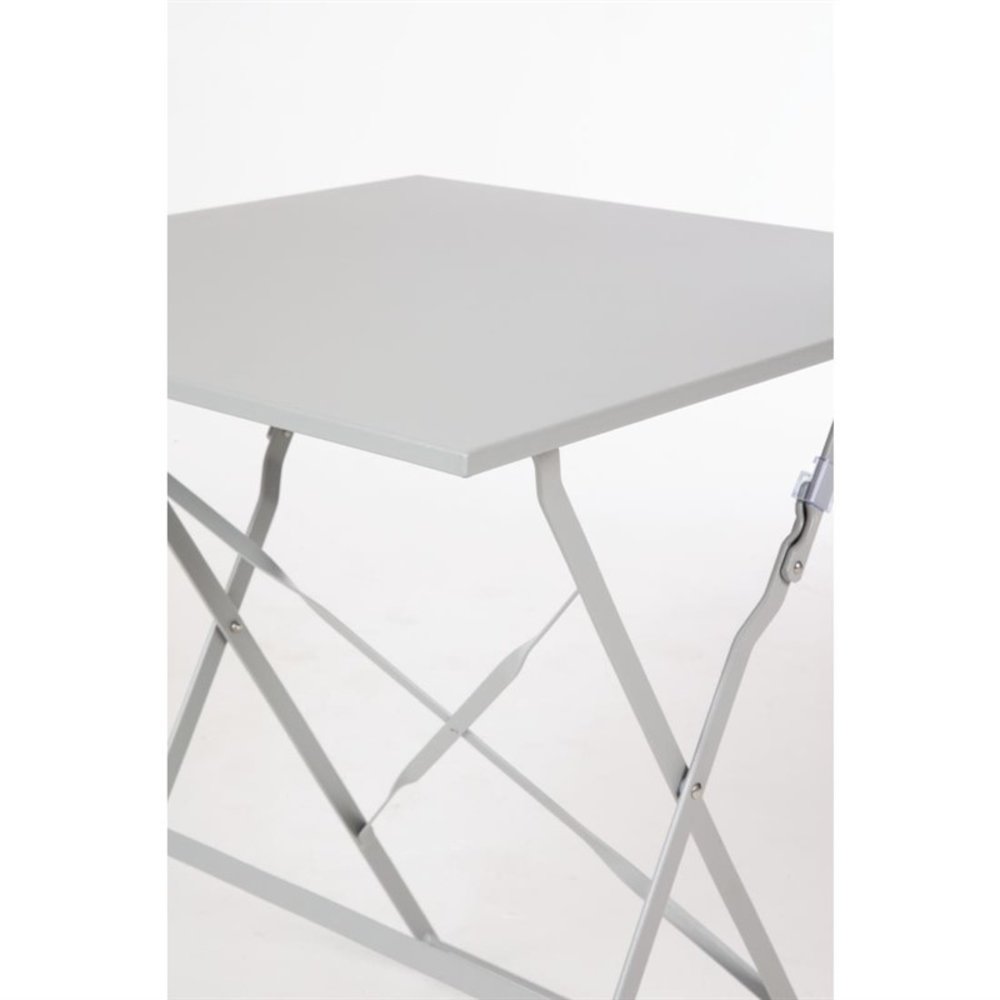 Bolero Inklapbare Tafel | Staal | Grijs | In-/outdoor | 600x600x710(h)mm