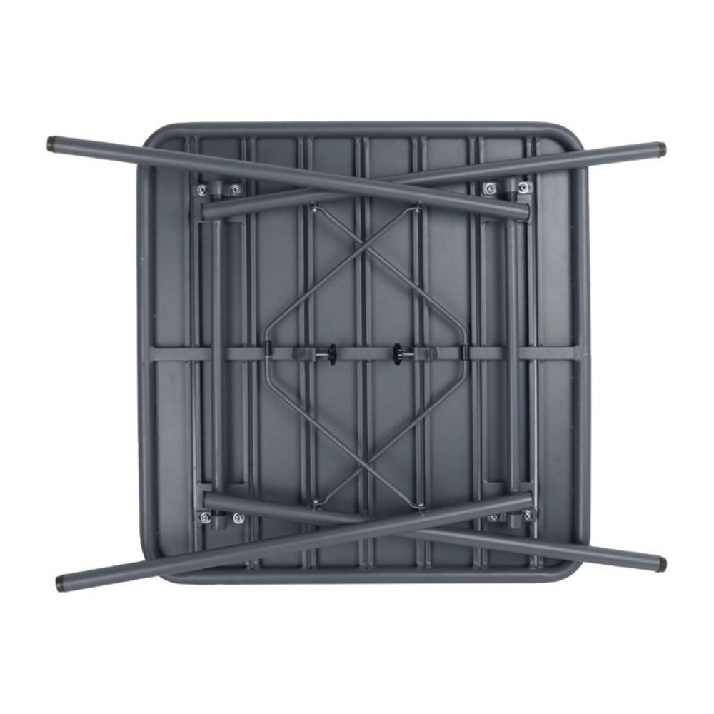 Bolero Inklapbare Tafel | Staal | Grijs | In-/outdoor | 700x700x710(h)mm