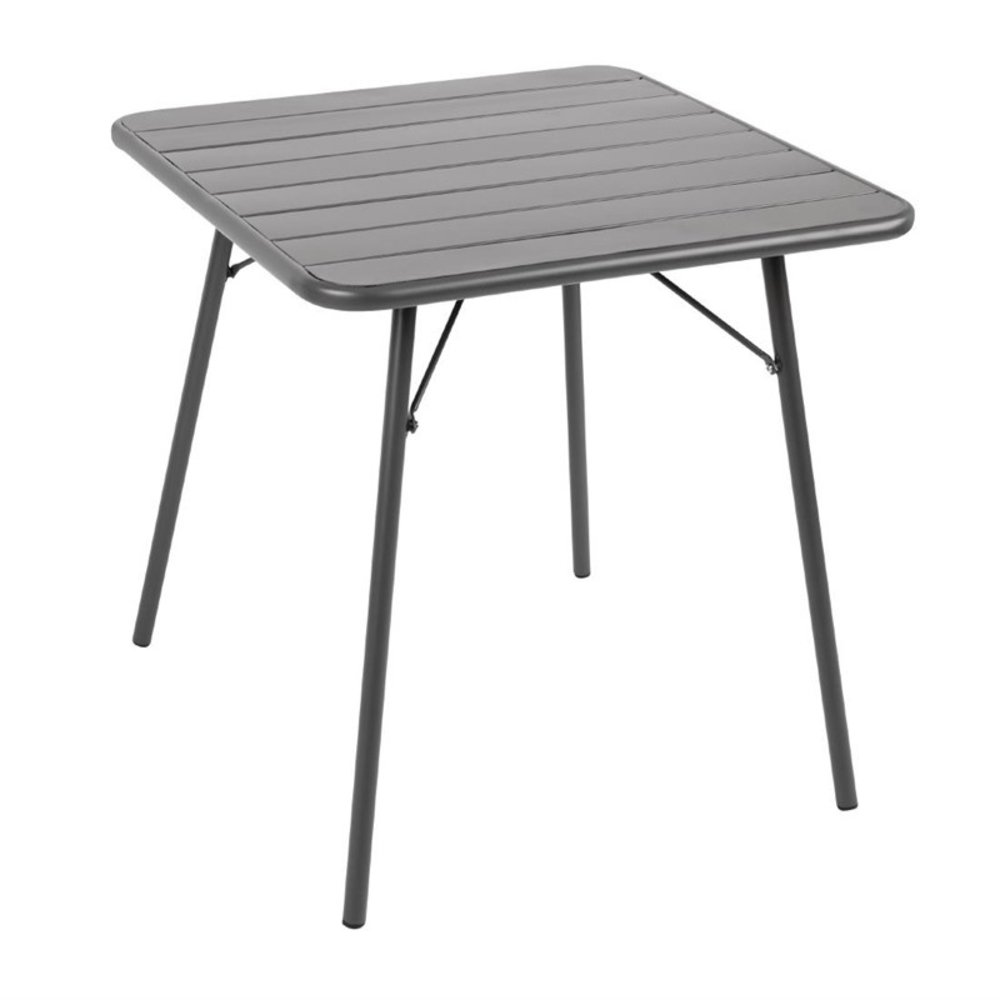Bolero Inklapbare Tafel | Staal | Grijs | In-/outdoor | 700x700x710(h)mm