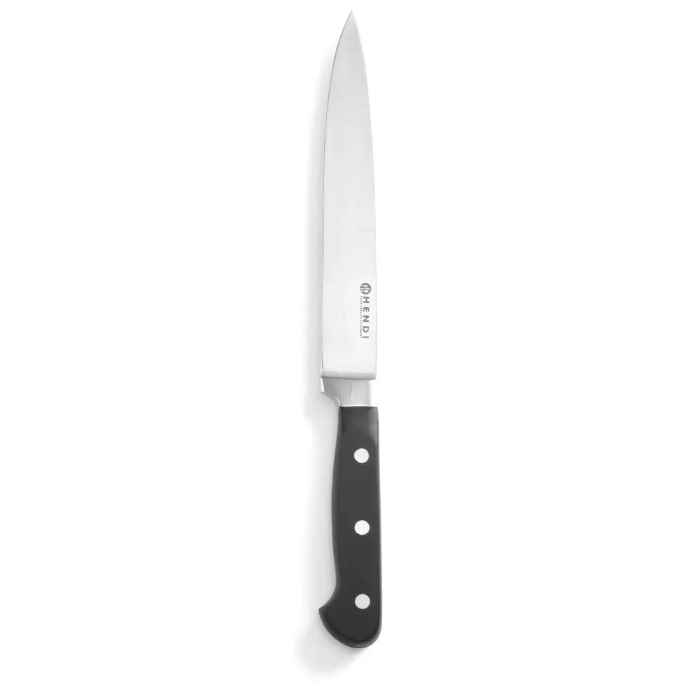 Hendi Vleesmes | Kitchenline | Rvs | Zwart | Lengte 330mm