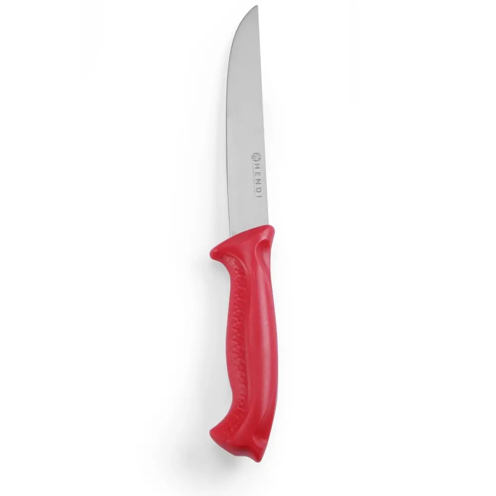 Hendi Vleesmes | Rvs | Rood (rauw Vlees) | Haccp | Lengte 285mm