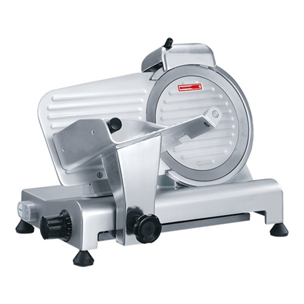Caterchef Vleessnijmachine ø220mm | 280w | Dikte/glijplaat Zijn Van Geanodiseerd Aluminium | 382x440x341(h)mm