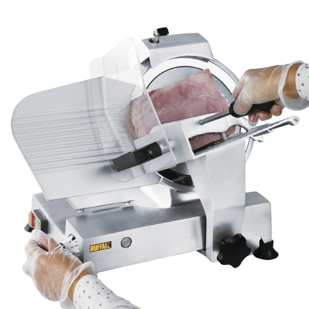Buffalo Vleessnijmachine 25cm | 120w | 437x437x485(h)mm