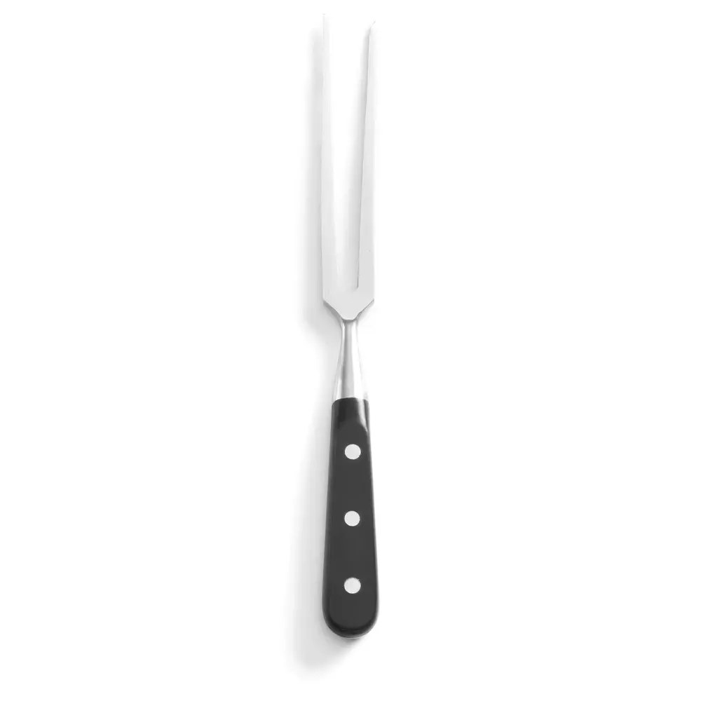 Hendi Vleesvork | Kitchenline | Rvs | Zwart | Lengte 290mm