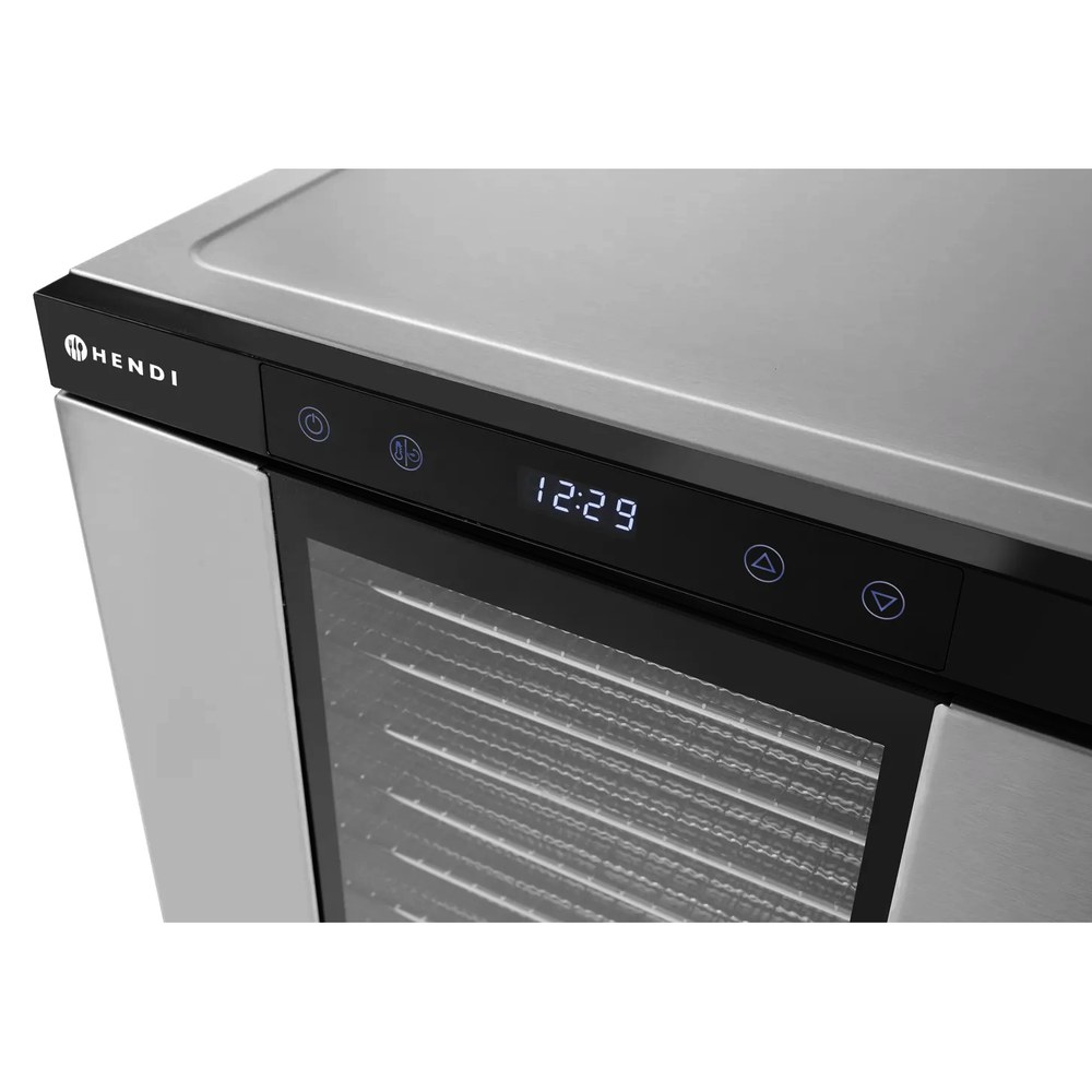 Hendi Voedseldroger | Profiline | 10 Niveaus (395x380mm) | 35°c/75°c | 1kw (230v) | 417x535x430(h)mm