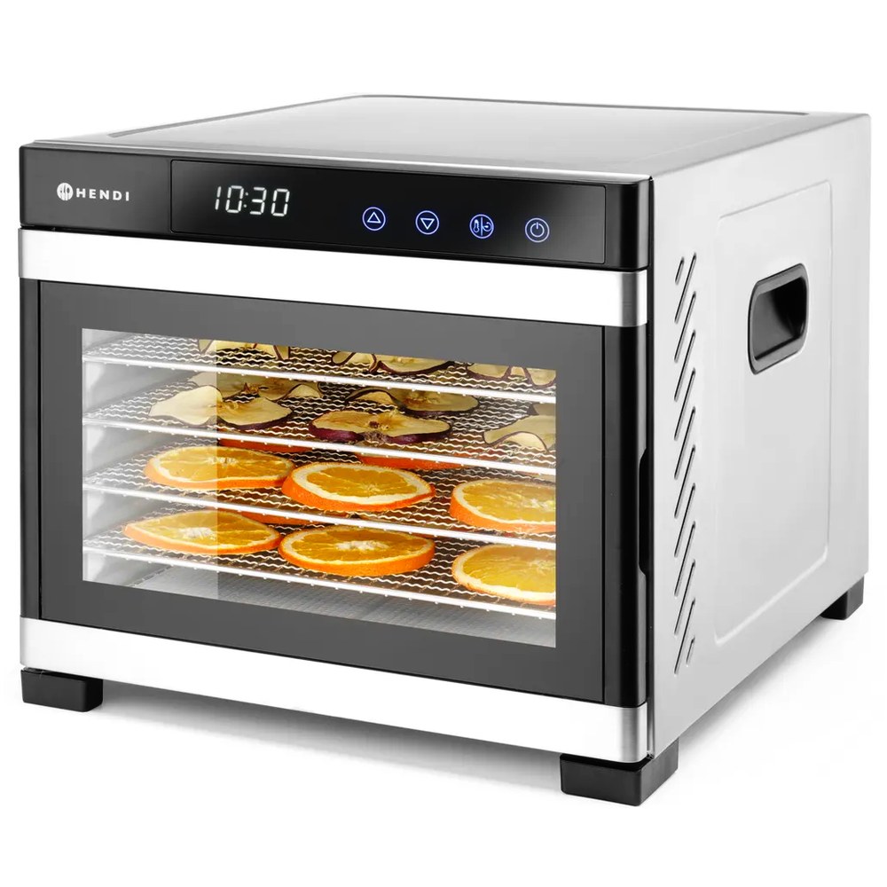 Hendi Voedseldroger | Profiline | 6 Niveaus (305x330mm) | 35°c/75°c | 0.65kw (230v) | 340x450x311(h)mm