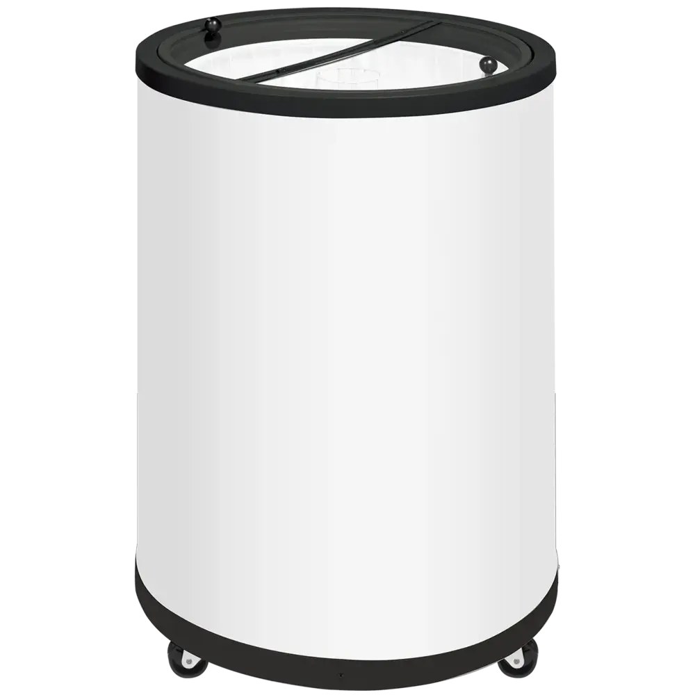 Tefcold Vriesemmer | 80l | Wit | -12°c/-22°c | Statisch | Klapdeksel | Wielen (geremd) | ø567x830(h)mm