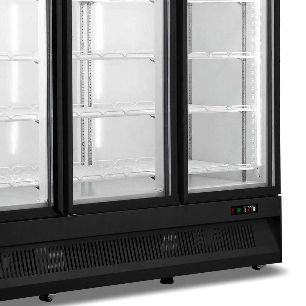 Combisteel Vrieskast | 1530l | Zwart | -18°c/-22°c | Geforceerd | Wielen (geremd) | 1880x710x1997(h)mm