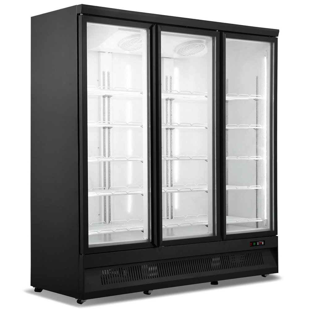 Combisteel Vrieskast | 1530l | Zwart | -18°c/-22°c | Geforceerd | Wielen (geremd) | 1880x710x1997(h)mm