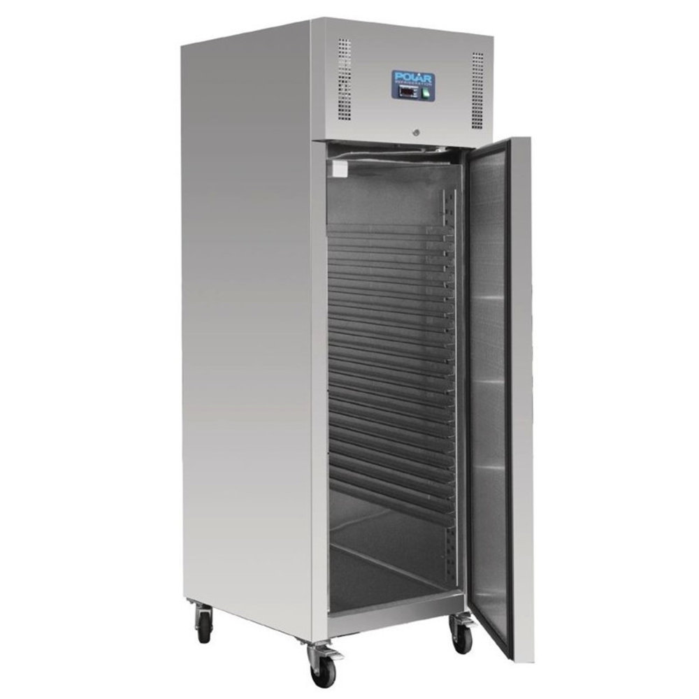 Polar Bakkerij Vrieskast | 850l (en600x400) | Rvs | -18°c/-22°c | Geforceerd | Wielen (geremd) | 740x990x2010(h)mm