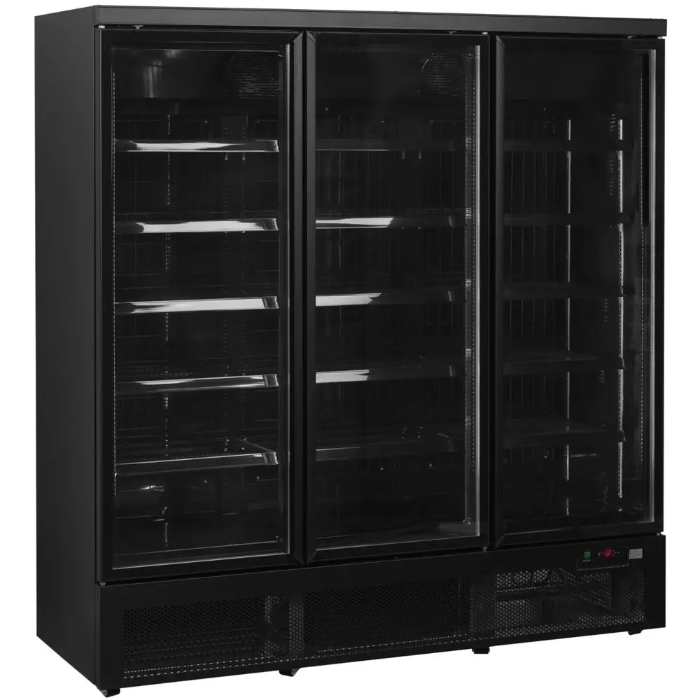Tefcold Vrieskast | Atom Maxi | 1563l | Zwart | -18°c/-22°c | Geforceerd | Draaideuren | Wielen | 1880x760x2003(h)mm