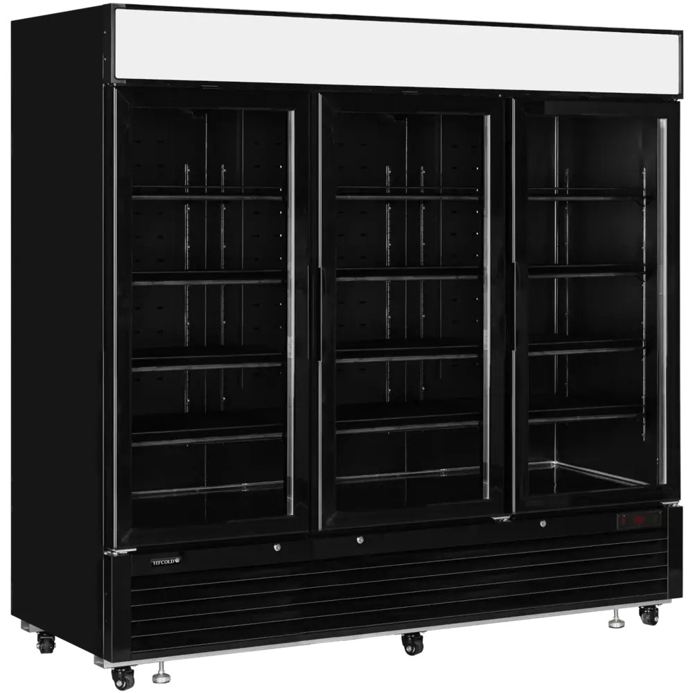 Tefcold Vrieskast | Serie Lg-b | 2050l | Zwart | -14°c/-25°c | Geforceerd | Draaideuren | Wielen | 2079x805x2065(h)mm