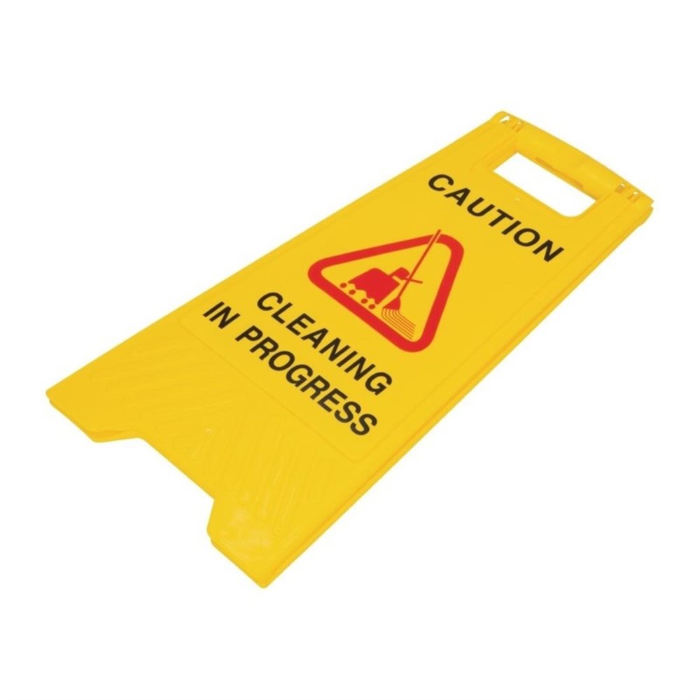 Jantex Waarschuwingsbord | Kunststof | "wet Floor" | Hoogte 640mm