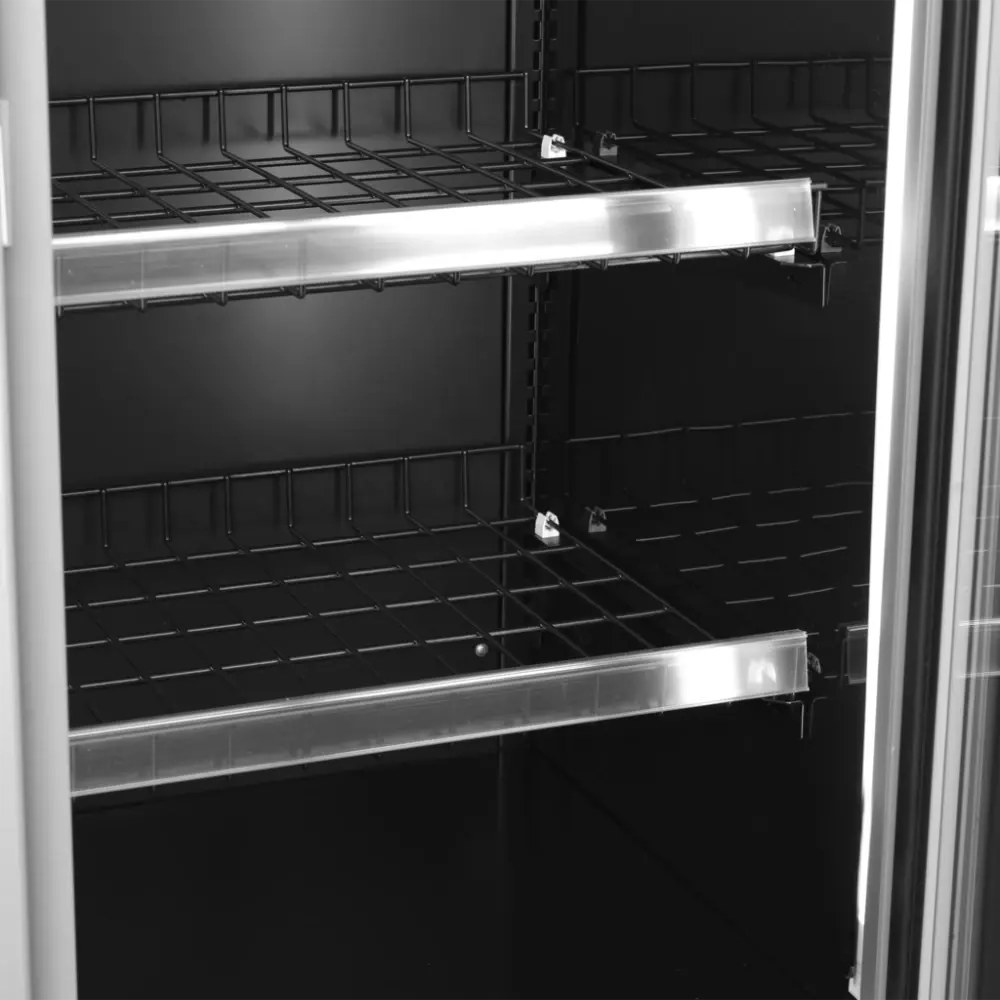 Tefcold Wandvriezer | Extra | Zwart | -18°c/-21°c | Geforceerd | Draaideuren | Koppelbaar | 1350x930x2035(h)mm
