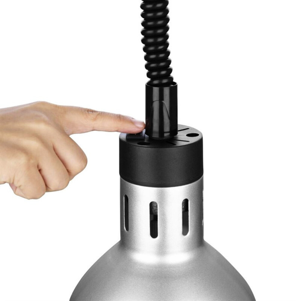 Buffalo Warmhoudlamp | Rvs | Hoogte Verstelbaar | Max. 250w | 216(h)mm