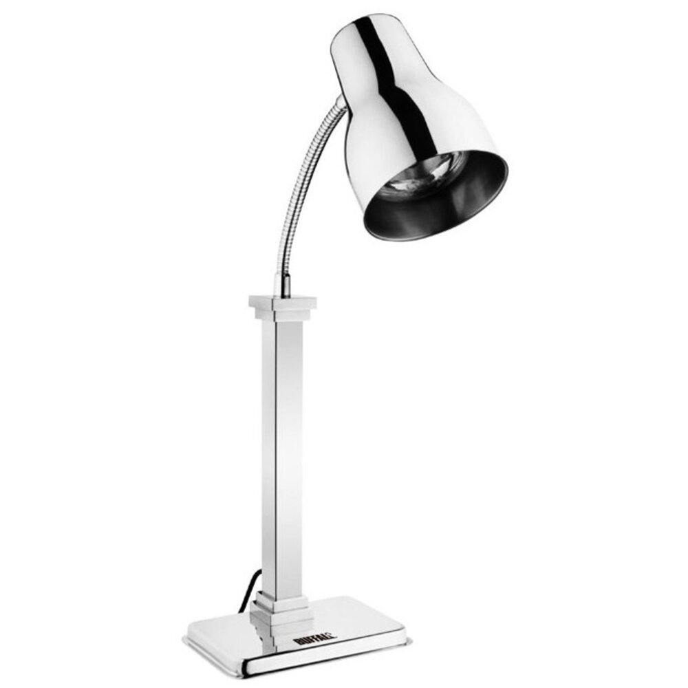 Buffalo Warmhoudlamp | Rvs | Zwenkbaar | Max. 250w | 260x180x670(h)mm