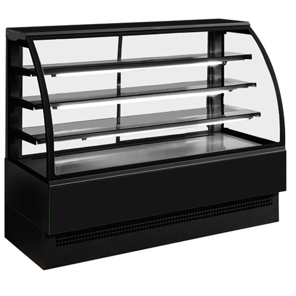 Mastro Warmhoudvitrine | Met 3 Glazen Planchetten | Geventileerd | 230v | 900x785x1400(h)mm