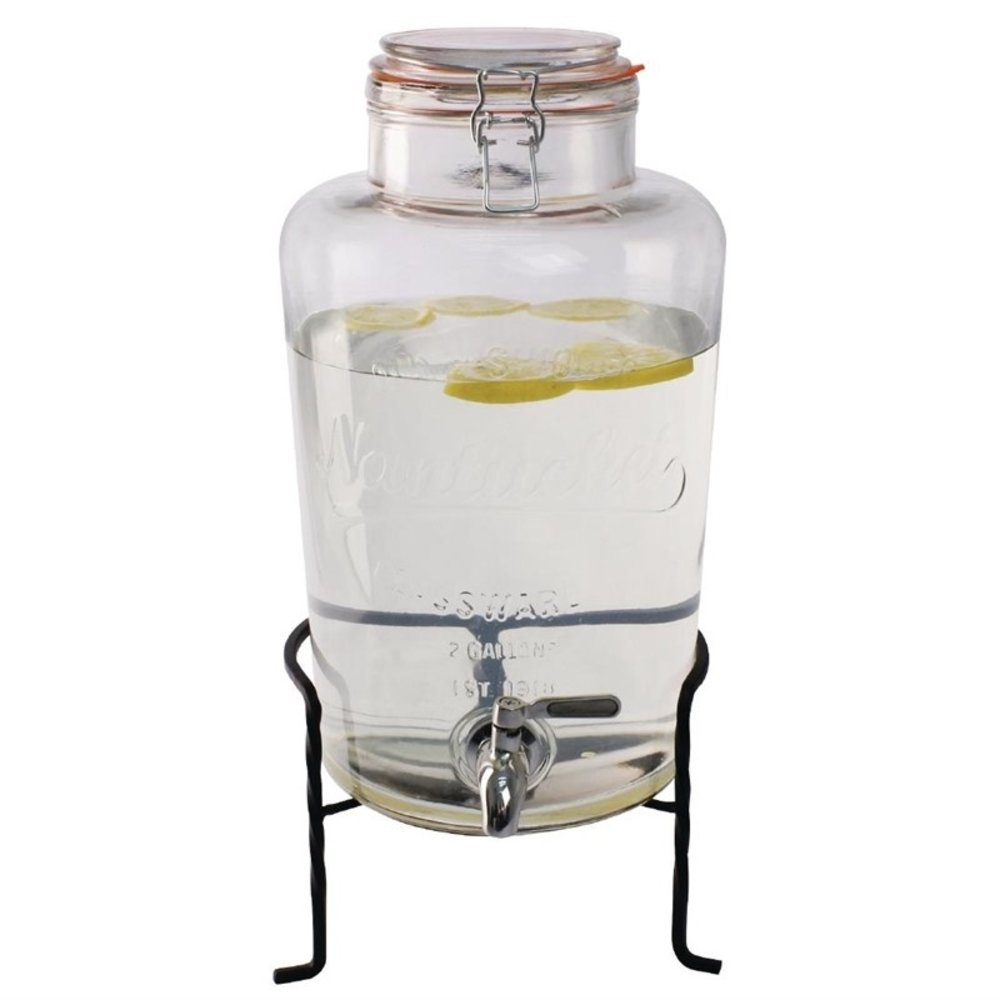 Olympia Waterdispenser Nantucket | Glas | 8.5l | Klemdeksel | 200x210x460(h)mm