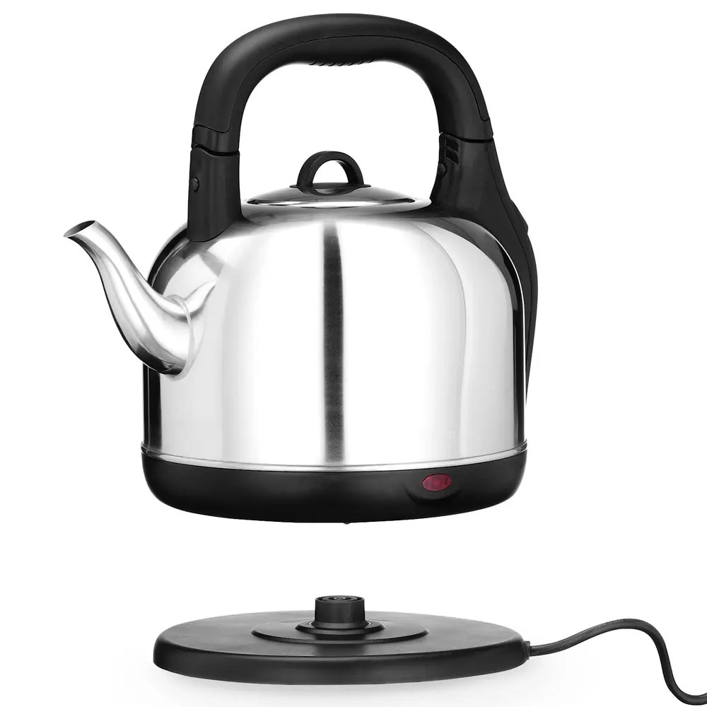 Hendi Waterkoker | Rvs/zwart | 4.2l | Afneembare Kan | 2kw (230v) | 341x226x305(h)mm