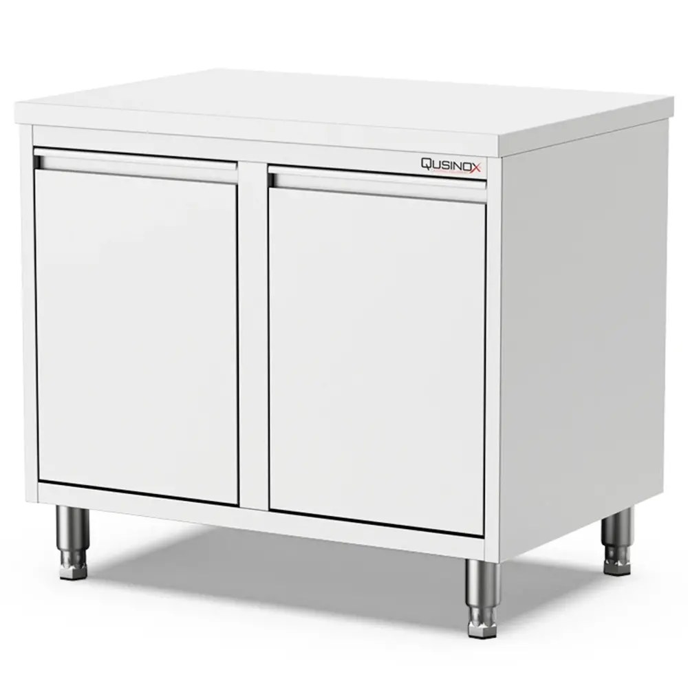 Qusinox Werkbank | 600 Line | Rvs | Kanteldeuren | 1000x600x900(h)mm