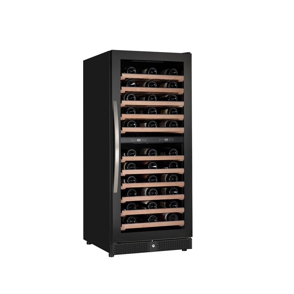Combisteel Wijnkoelkast 330l | 111 Flessen | Met Glas Deur + 11 Roosters | 230v | Statisch Met Ventilator | 595x735x1411(h)mm
