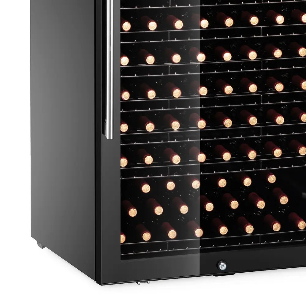 Arktic by Hendi Wijnkoelkast | 542l (224x 75cl) | Zwart | 1 Zone | +5°c/+22°c | Statisch + Ventilator | 685x700x1833(h)mm