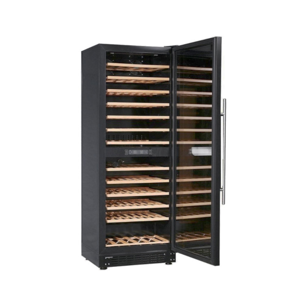 Exquisit Wijnkoelkast | 72x 75cl | 2 Zones | +4°c/+18°c | Geforceerd | 595x625x1625(h)mm
