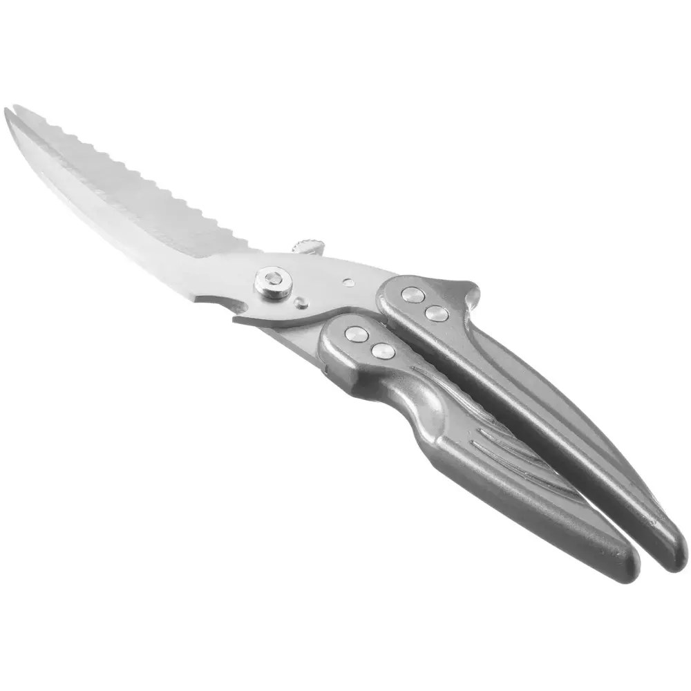 Hendi Wild-/gevogelteschaar | Rvs/aluminium | Demonteerbaar | Lengte 260mm