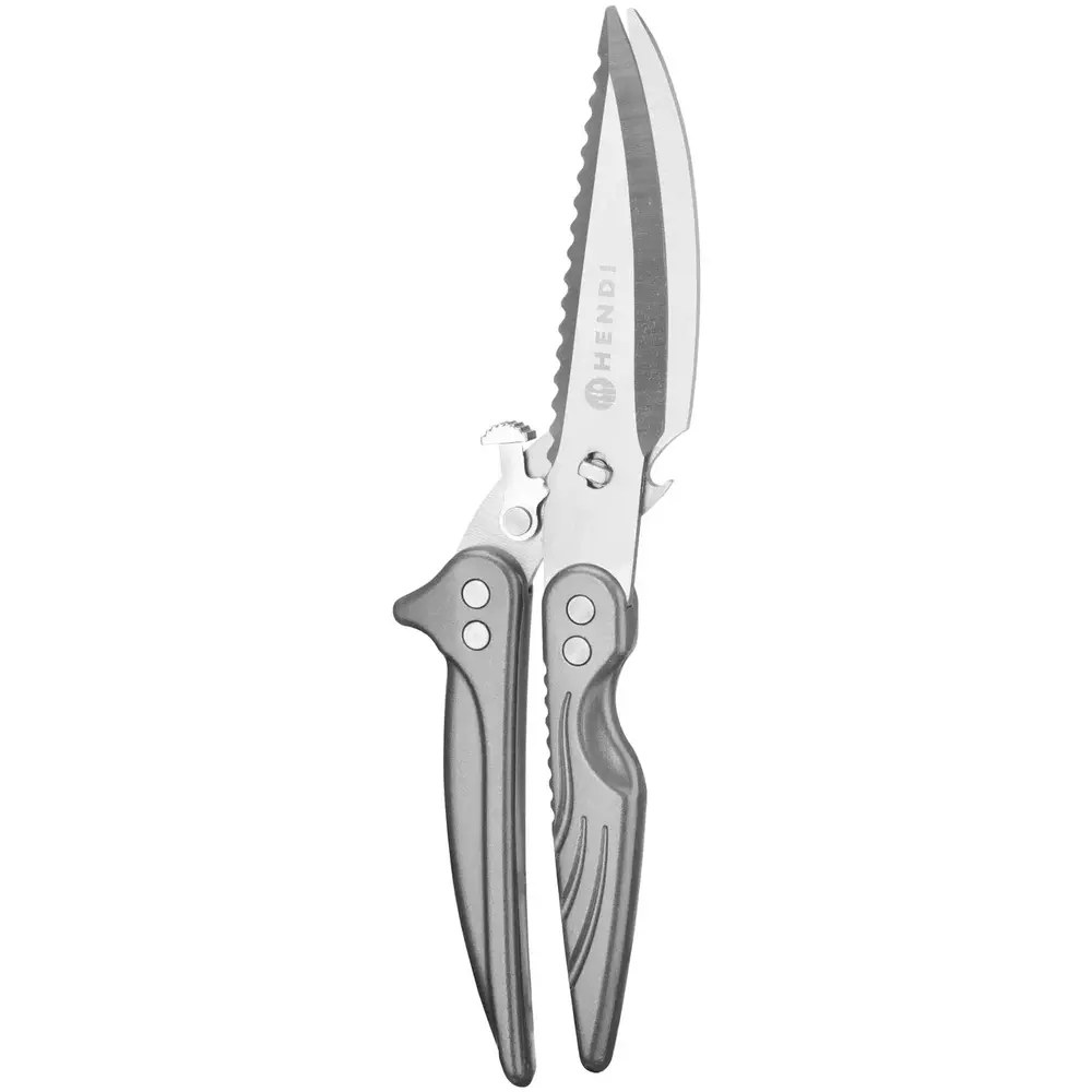 Hendi Wild-/gevogelteschaar | Rvs/aluminium | Demonteerbaar | Lengte 260mm