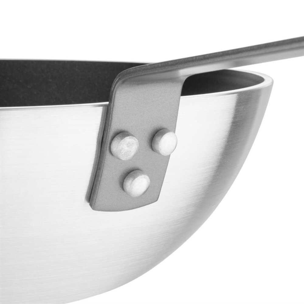 Vogue Wokpan | Aluminium (antiaanbaklaag) | Platte Bodem | ø300x93(h)mm