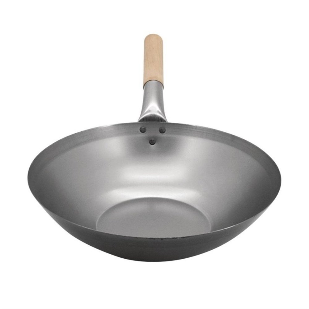 Vogue Wokpan | Staal | Platte Bodem | ø330mm