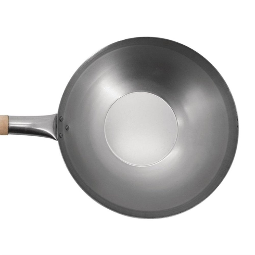 Vogue Wokpan | Staal | Platte Bodem | ø330mm
