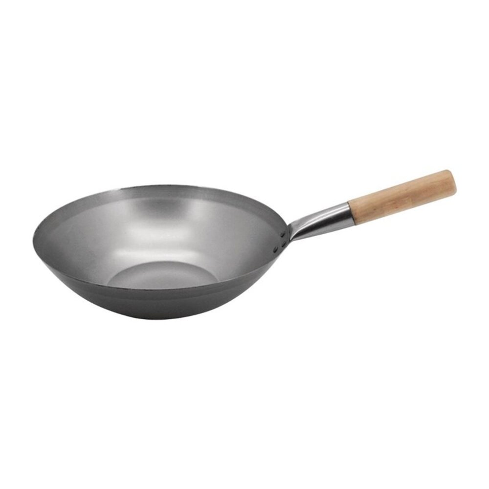 Vogue Wokpan | Staal | Platte Bodem | ø330mm