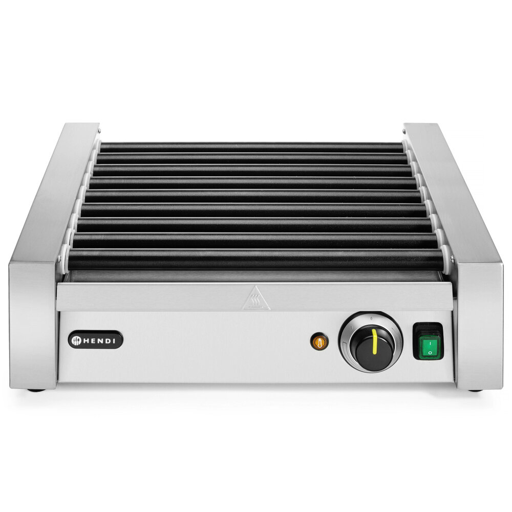Hendi Worstengrill | 1 Zone (9 Rollen) | ≤ 150°c | 0.94kw (230v) | 520x400x175(h)mm