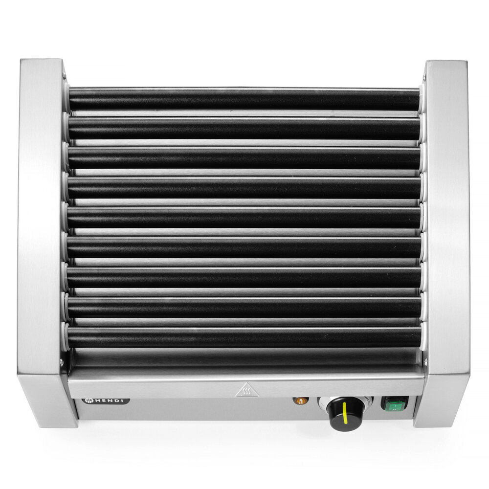 Hendi Worstengrill | 1 Zone (9 Rollen) | ≤ 150°c | 0.94kw (230v) | 520x400x175(h)mm